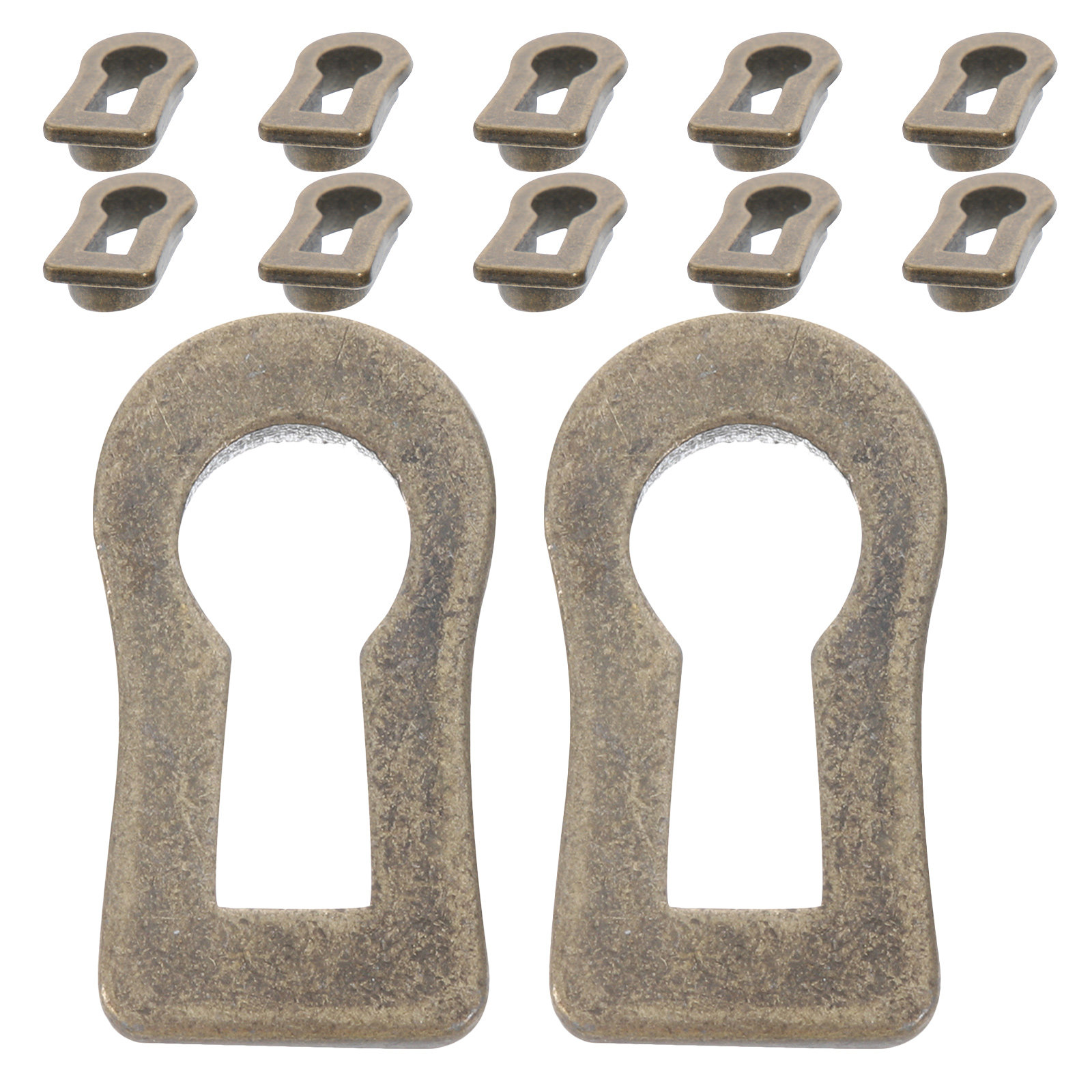 Furniture Hardware Manufacturer - 12 Pcs Pelat Hiasan Lubang Kunci