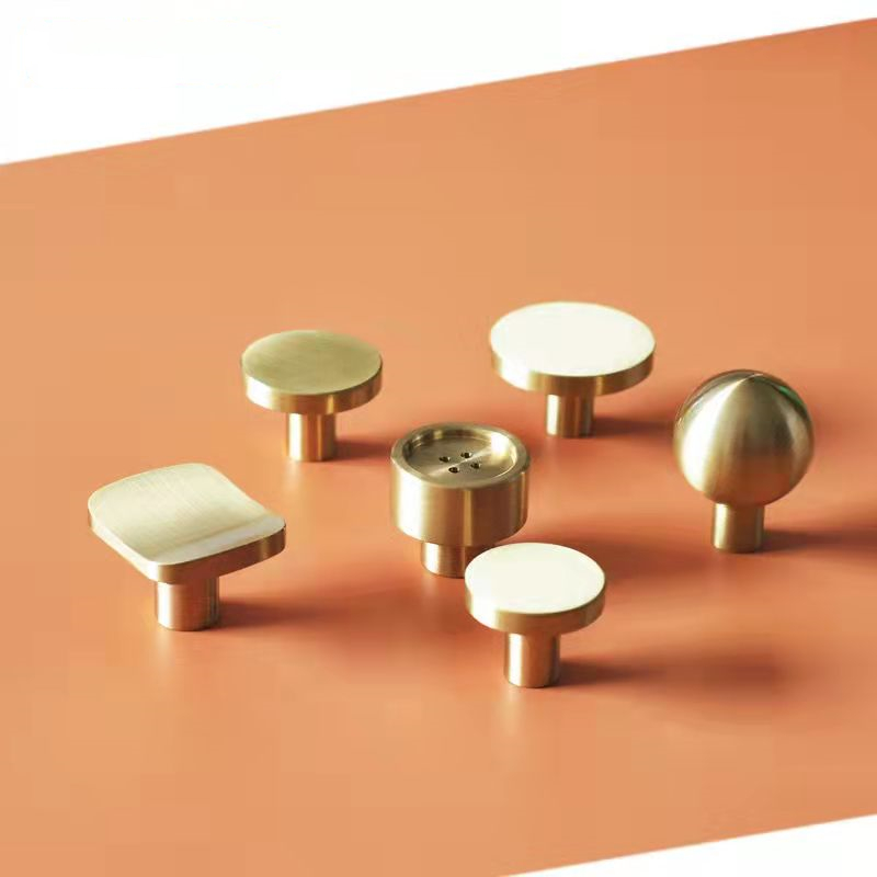 Furniture Hardware Manufacturer - Kenop Dapur Kabinet Kuningan Solid Modern