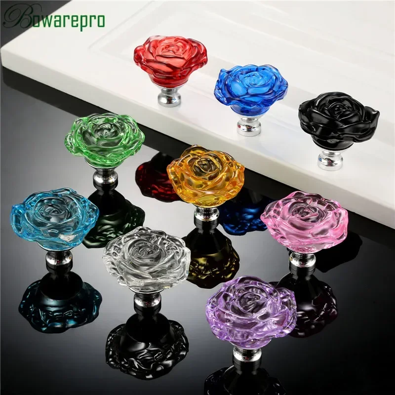 Bowarepro 50MM Kristal Mawar K - Furniture Hardware Manufacturer ulasan dan harga