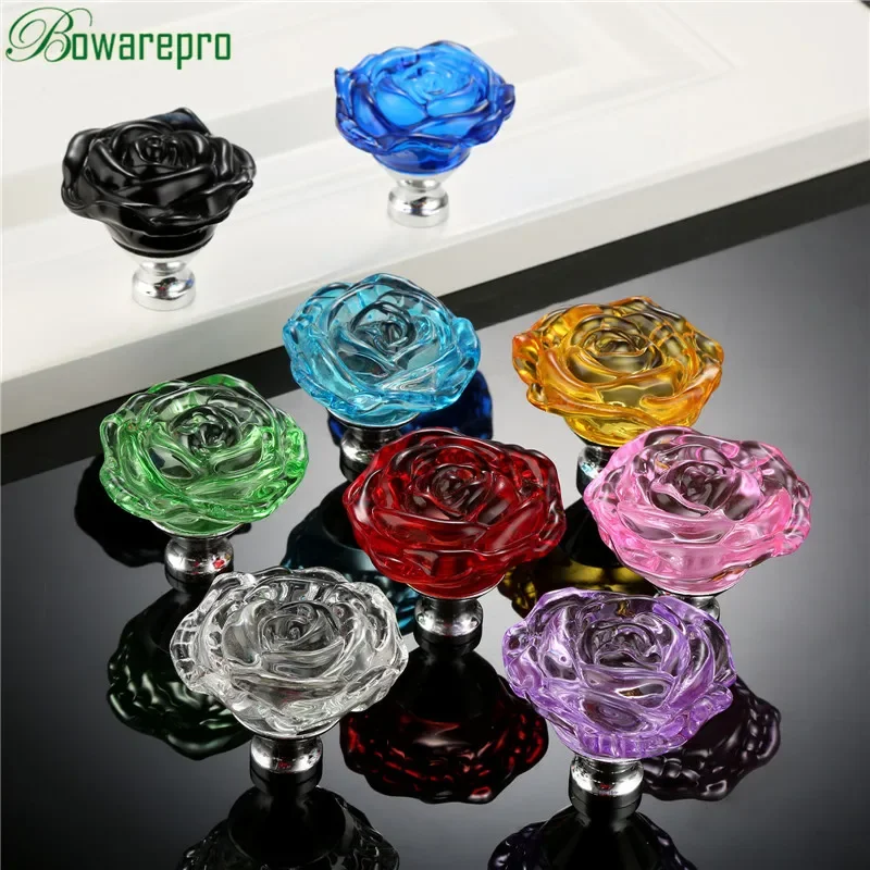Bowarepro 50MM Kristal Mawar K - Furniture Hardware Manufacturer ulasan dan harga