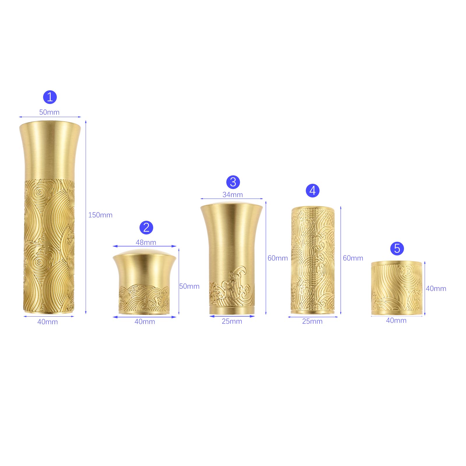 Penutup Kaki Furnitur Kuningan - Cabinet Hinge Overlay ulasan dan harga