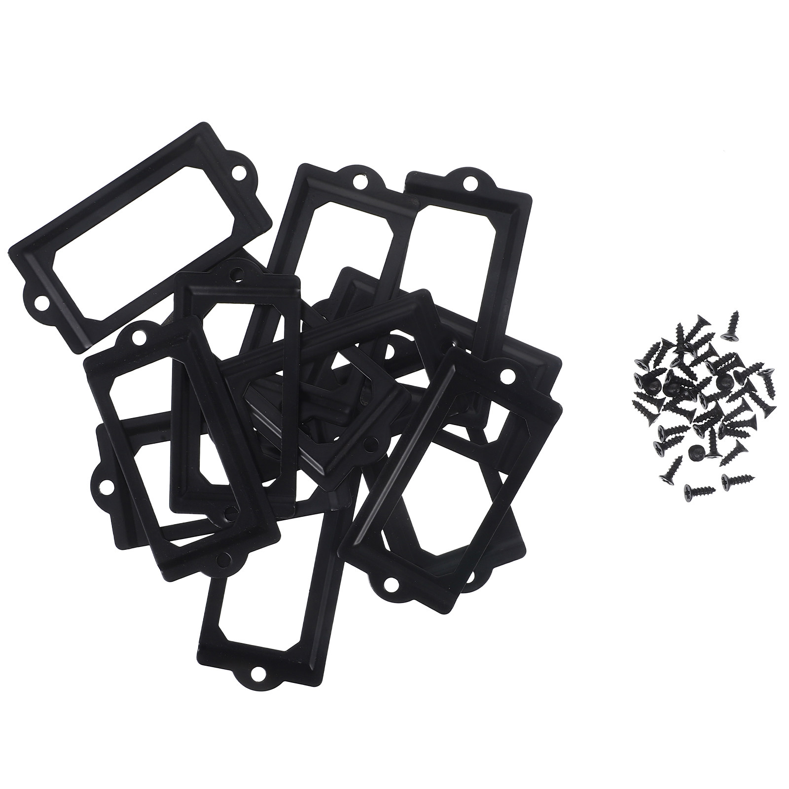 1 Set Tempat Label Laci Besi,  - Furniture Hardware Names ulasan dan harga